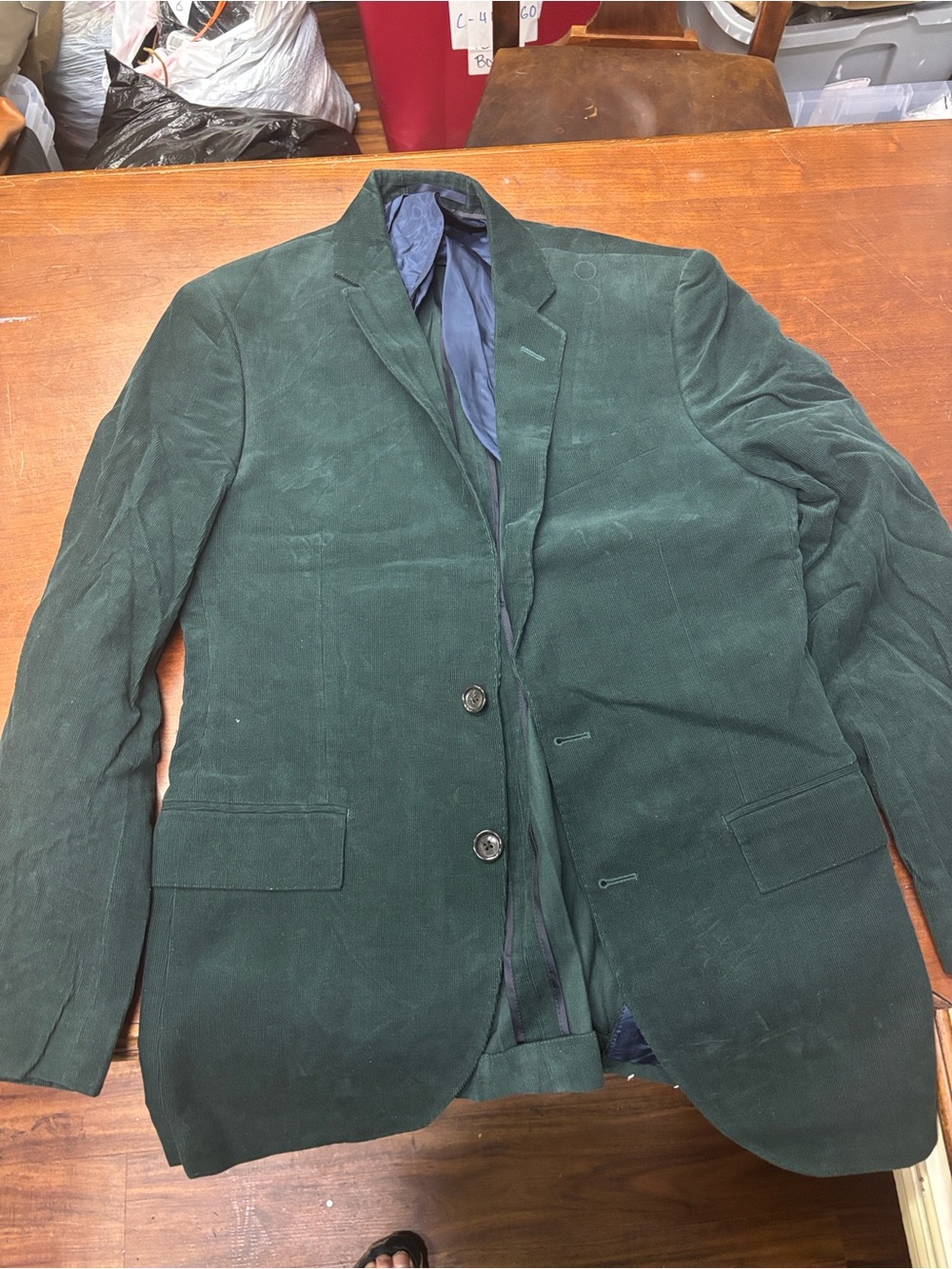 Ludlow Slim-fit suit jacket in Italian cotton corduroy Size 36S
